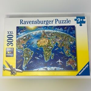 RAVENSBURGER:  World Landmarks Map - Jigsaw Puzzle, 300 Pieces